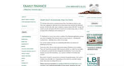 Desktop Screenshot of lynnbrennersfamilyfinance.com